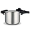 ASF-22cm-6 liter-long bakelite handle button switch stainless steel pressure cooker